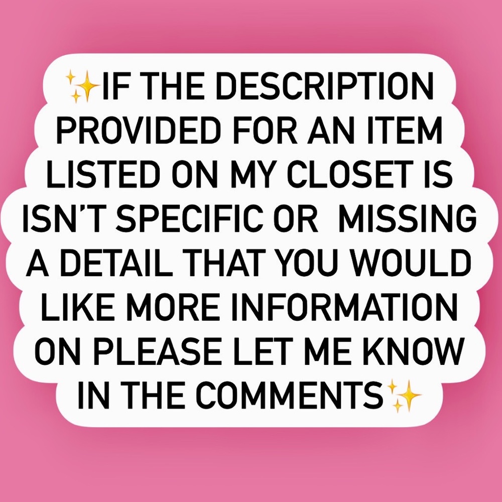 BUYERS PLEASE READ‼️ Pt.2